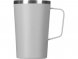 Стальная кружка с двойными стенками и порошковым покрытием Tibet, серый 