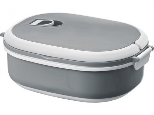 Ланч-бокс Spiga 750 мл для микроволновой печи, серый/белый 