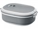 Ланч-бокс Spiga 750 мл для микроволновой печи, серый/белый 
