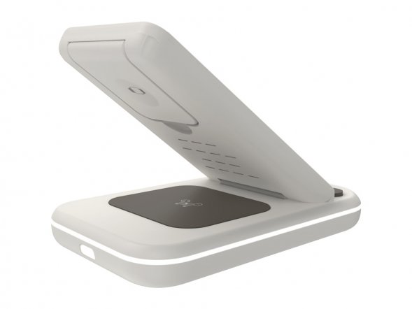 Беспроводное зарядное устройство 3-в-1 CANYON WS-304 (CNS-WCS304B), 15W, бежевый 