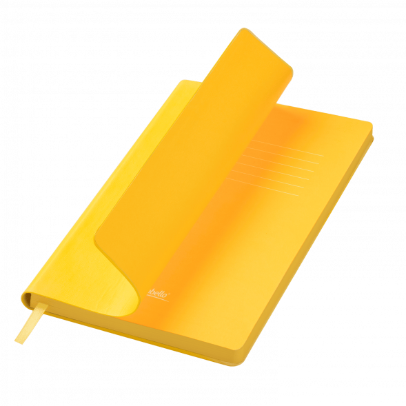 Ежедневник Latte NEW недатированный, желтый/желтый 
