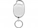 Брелок с ретрактором Demos, белый прозрачный 