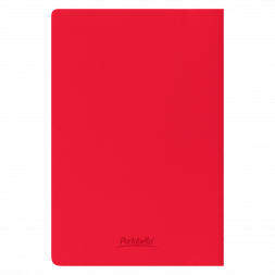 Блокнот Corsa slim, красный