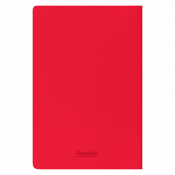 Блокнот Corsa slim, красный 