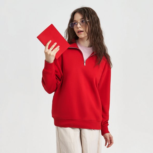 Блокнот Corsa slim, красный 