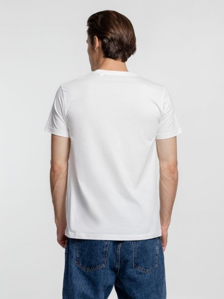 Футболка унисекс T-Bolka 160, белая (теплый оттенок) 