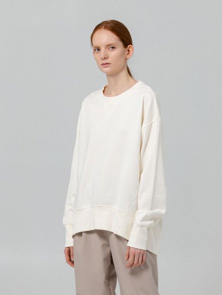 Свитшот унисекс Kosmos 1.0, молочно-белый 