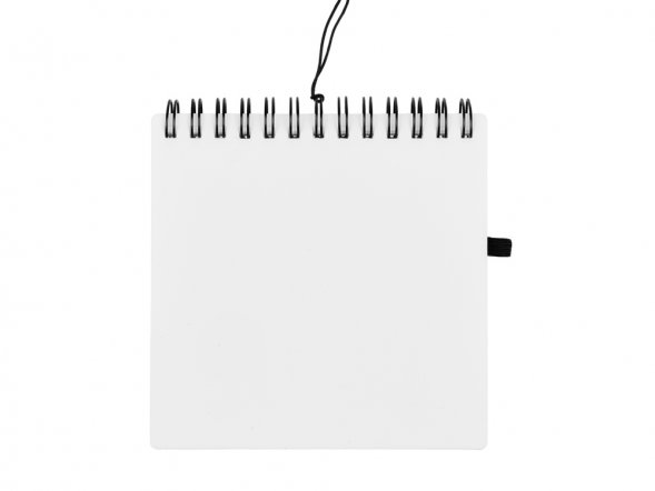 Блокнот А6 Журналист с ручкой, белый 