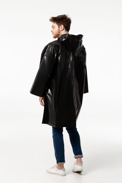 Дождевик-плащ CloudTime, черный 