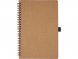 Блокнот Cobble на пружине, формат A5, изготовленный из переработанного картона, с листами из каменной бумаги, натуральный 