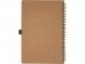 Блокнот Cobble на пружине, формат A5, изготовленный из переработанного картона, с листами из каменной бумаги, натуральный 