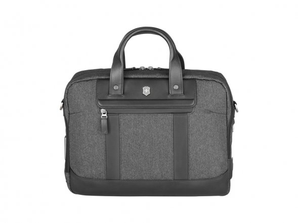 Портфель VICTORINOX Architecture Urban2 15 Briefcase 15&amp;#039;&amp;#039;, серый, полиэстер/кожа, 42x13x31 см, 16 л 
