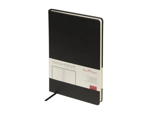 Ежедневник недатированный А5 Loft, черный 