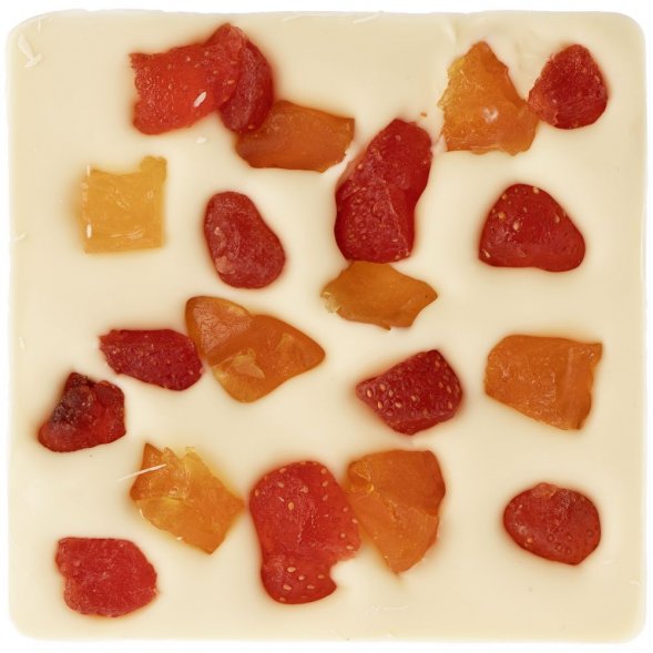 Шоколад Maukas, белый с цукатами 