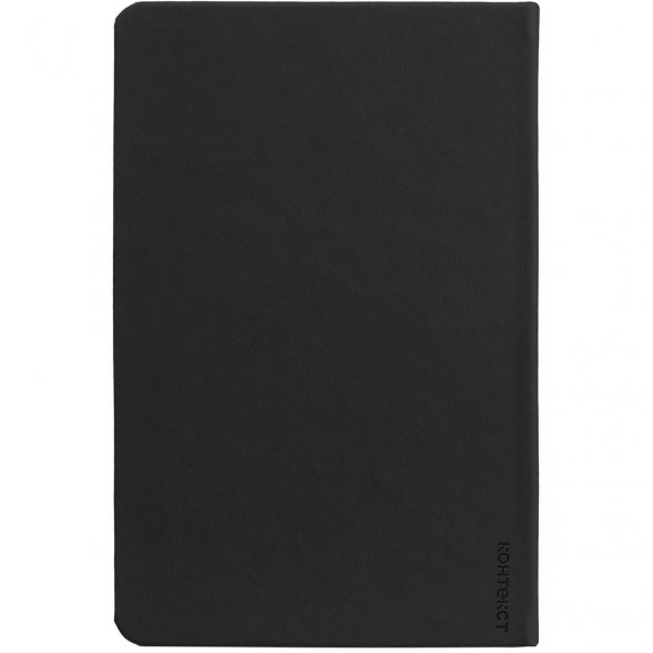 Блокнот Cluster Mini в клетку, черный 