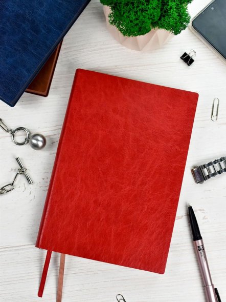 Ежедневник Merida, датированный, красный 