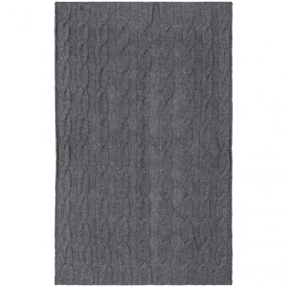 Плед Snefald, серый (маренго меланж) 