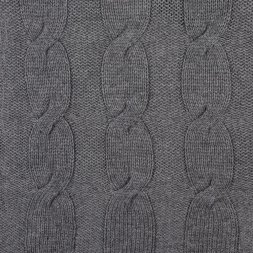 Плед Snefald, серый (маренго меланж)