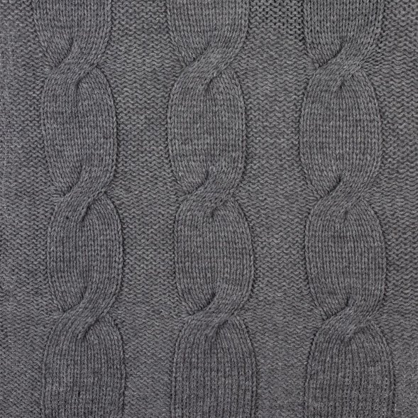 Плед Snefald, серый (маренго меланж) 