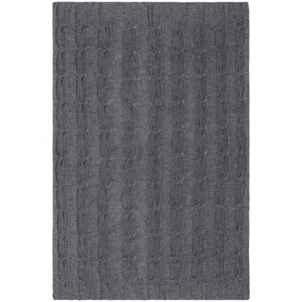 Плед Snefald, серый (маренго меланж) 