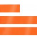 Лента сатиновая Satin 20 XL, оранжевая, 190 см 