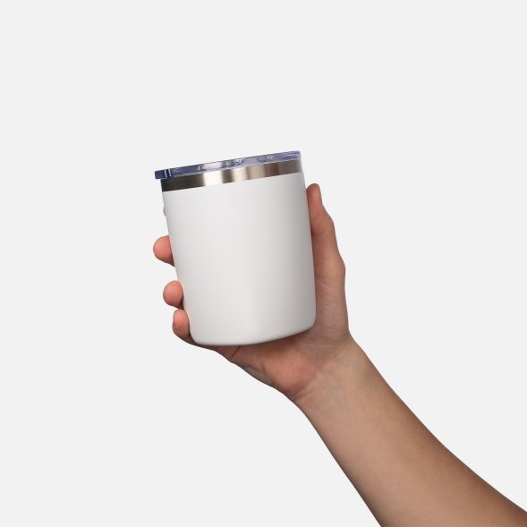 Термокружка вакуумная Viva, белая 