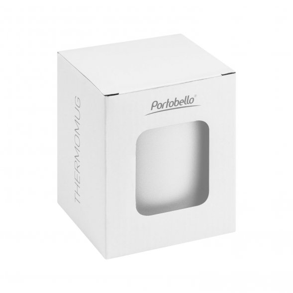 Термокружка вакуумная Viva, белая 