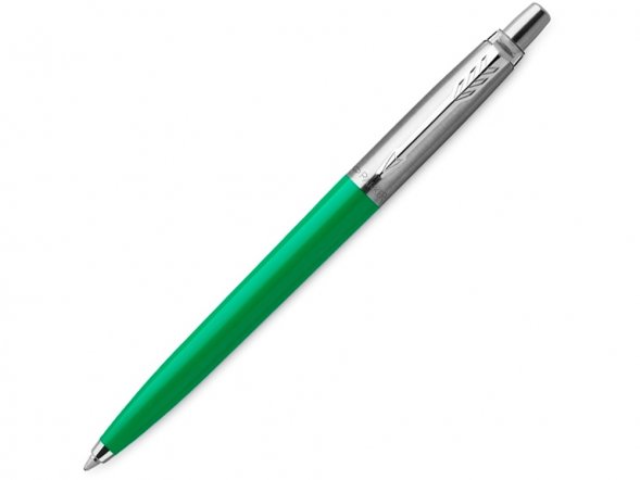 Шариковая ручка Parker Jotter, цвет GREEN, цвет чернил синий, толщина линии M , в подарочной коробке 