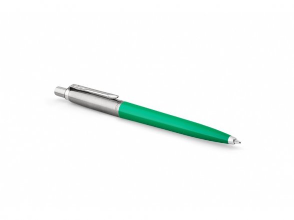 Шариковая ручка Parker Jotter, цвет GREEN, цвет чернил синий, толщина линии M , в подарочной коробке 