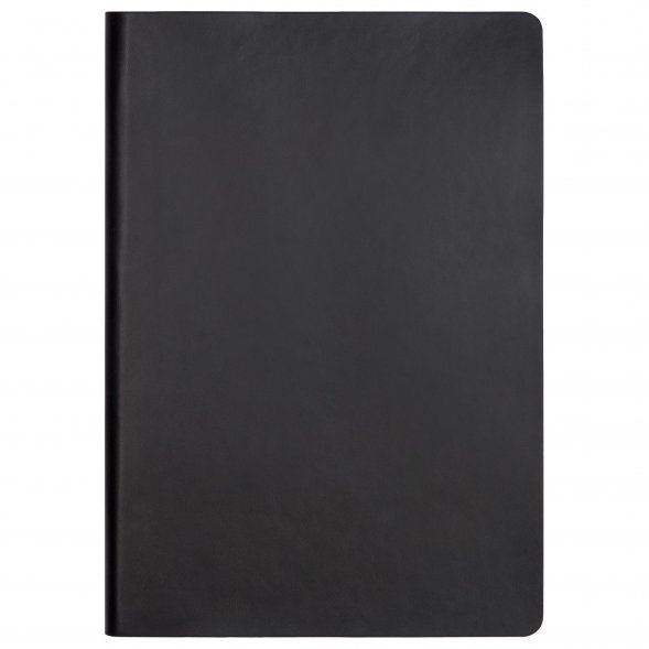 Ежедневник Latte NEW недатированный, черный/оранжевый 