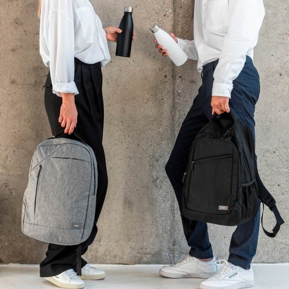 Термобутылка вакуумная герметичная Fresco, черная 