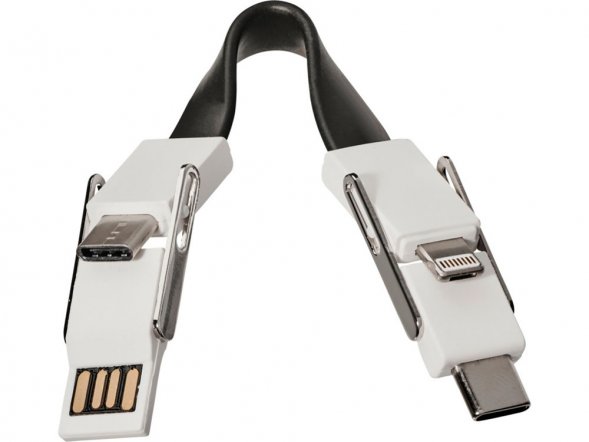 Кабель One 4 в 1, черный 