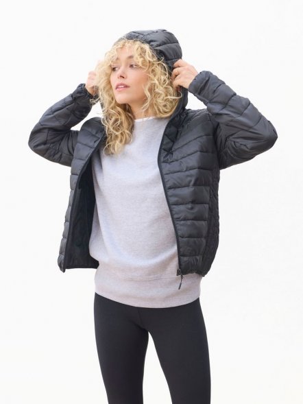 Куртка с капюшоном женская Stream Women, черная 