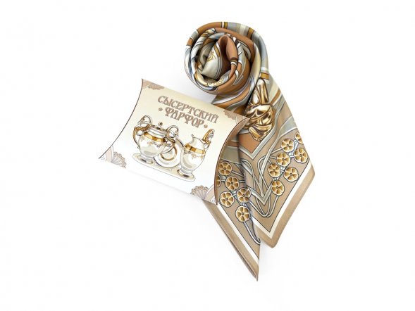Платок Сысертский фарфор 