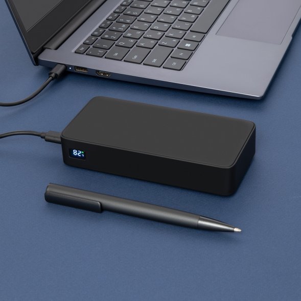 Внешний аккумулятор с подсветкой Ancor PD Plus 20000 mAh, черный 