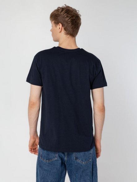 Футболка унисекс T-Bolka 160, темно-синяя 