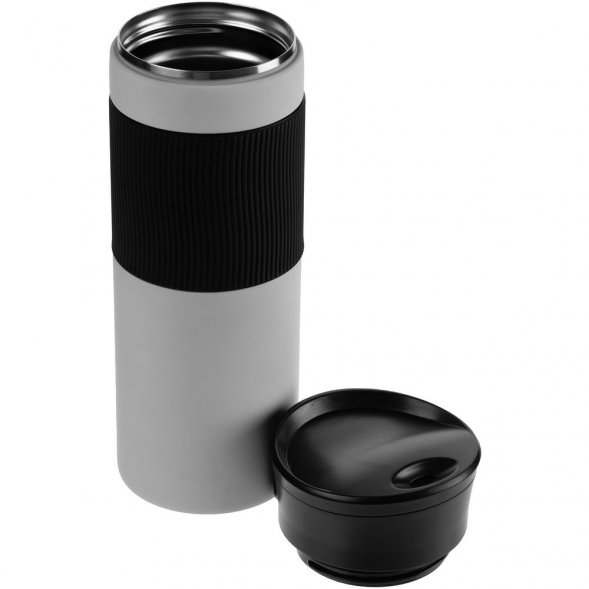 Термостакан Tralee XL, серый 