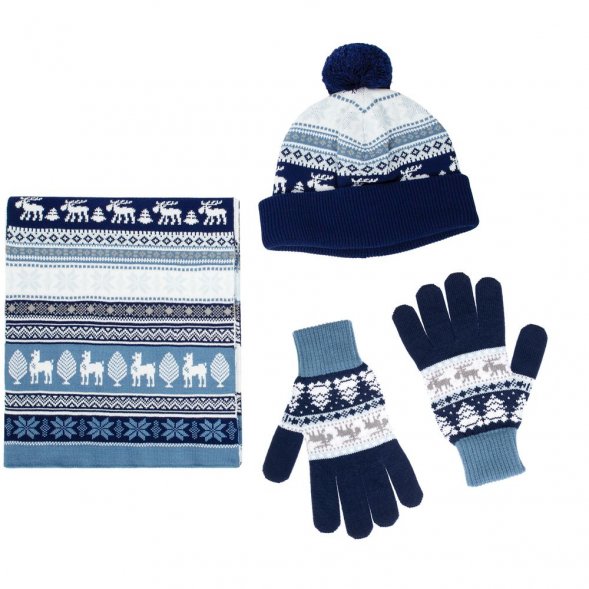 Шарф Mirakler, синий 