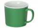 Матовая кружка Nancy 360 мл цветная снаружи, белая внутри, зеленый классический 
