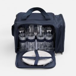 Набор для пикника Campello на 4 персоны, темно-синий