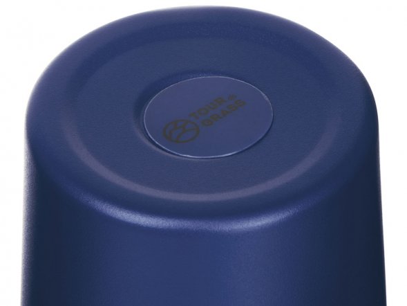 Стальная кружка с двойными стенками и порошковым покрытием Tibet, нейви 