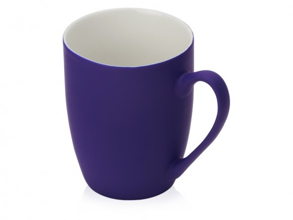 Кружка с покрытием soft-touch Tulip Gum, темно-синий 