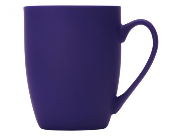 Кружка с покрытием soft-touch Tulip Gum, темно-синий 