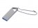 USB 2.0-флешка на 16 Гб с мини чипом, компактный дизайн, отверстие треугольной формы для цепочки 
