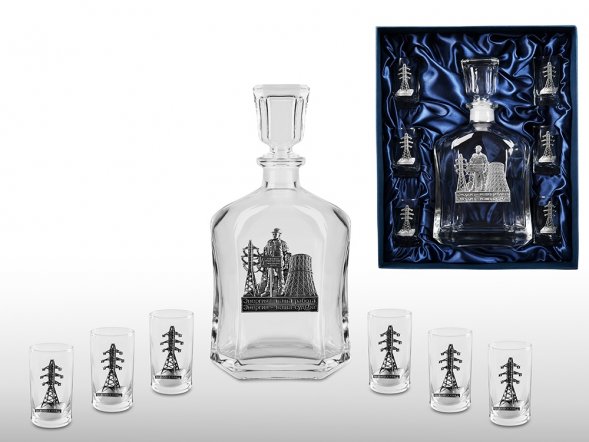 Набор для водки со штофом С Днем Энергетика 