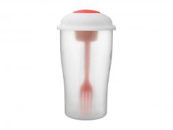 Набор для салата Shakey: салатник, вилка, контейнер для соуса