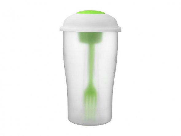 Набор для салата Shakey: салатник, вилка, контейнер для соуса 