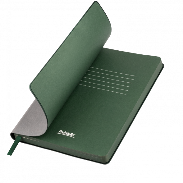 Ежедневник Latte NEW недатированный, серый/зеленый 