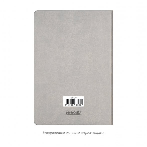 Ежедневник Latte NEW недатированный, серый/зеленый 
