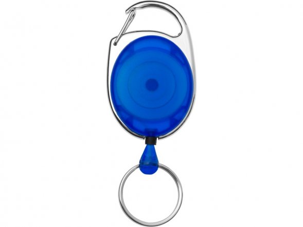 Брелок с ретрактором Demos, синий 